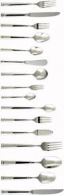 img 2 attached to Fortessa Bistro Stainless Steel Flatware: 9-Inch Serving Fork For Elegant Dining