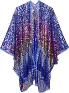 🌈 holographic festival cover up: coachella birthday women's clothing at swimsuits & cover ups - glam up your outdoor style! logo