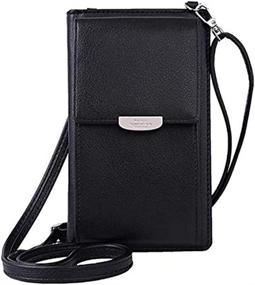 img 4 attached to Маленький кошелек на ремешке женский 👜 сумки и кошельки от Kukoo в стиле "перекрещенные сумки