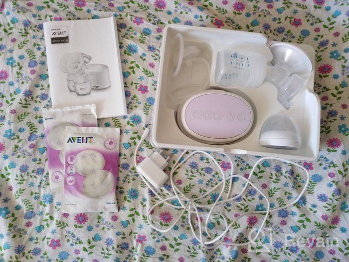 img 1 attached to Philips AVENT Ultra Comfort SCF332/31 electric breast pump, white review by Anastazja Woitiul ᠌