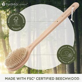 img 3 attached to Hydrea London Body Brush Exfoliating