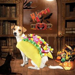 img 3 attached to 🐾 Pet-o-Taco: Funny Halloween & Christmas Costume for Dogs & Cats