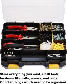 img 1 attached to CASOMAN Organizer Resistant Customizable 34 Compartment Tools & Equipment