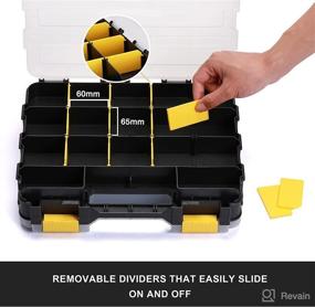 img 2 attached to CASOMAN Organizer Resistant Customizable 34 Compartment Tools & Equipment