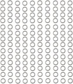 img 4 attached to 1000Pcs Small 0.6X4Mm Stainless Steel Split Rings Jump Rings Connector Rings For Jewelry Making Bracelet Necklaces Earrings Keychain DIY Craft (12599-4Mm)