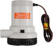 high-performance seaflo 2000 gph non-automatic bilge pump for boats - 12v electric marine plumbing solution logo