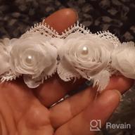 img 1 attached to White First Holy Communion Veil Headband for Flower Girls with Bow review by Rachel Lopez