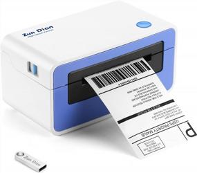 img 4 attached to ZunDian Thermal Label Printer - Inkless Desktop Label Maker for Small Business, Shopify, Amazon, Ebay, Etsy & USPS