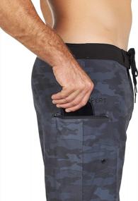 img 1 attached to Мужские шорты Maui Rippers длиной 21 дюйм, эластичные в 4 направлениях, с большими карманами
