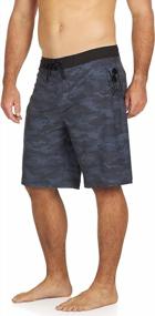 img 2 attached to Мужские шорты Maui Rippers длиной 21 дюйм, эластичные в 4 направлениях, с большими карманами