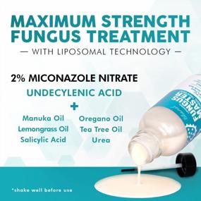 img 2 attached to Ultimate Fungus Treatment Bundle: 1 Oz Solution + 2 Pack 40% Urea Cream 4.6 Oz