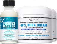ultimate fungus treatment bundle: 1 oz solution + 2 pack 40% urea cream 4.6 oz logo
