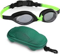 swim goggles for kids ages 2-10: careula boys & girls swimming goggles logo