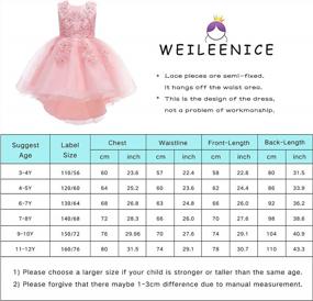 img 3 attached to Stunning Weileenice Lace Bridesmaid Dress For Big Girls - Perfect For Weddings, Pageants & Events!