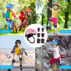 img 3 attached to Protect Your Child With Joncom Kids Helmet And Pad Set For Cycling & Skateboarding