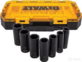 img 3 attached to 🔩 DEWALT Deep Impact Socket Set, 7-Piece, 1/2" Drive SAE - Premium Impact Sockets for Ultimate Torque Performance