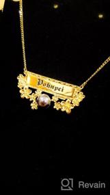 img 2 attached to 🌺 Cring Coco Custom Name Necklace: Personalized 14K Gold Plated Hawaiian Pendant Jewelry with Customized Engraving - Perfect Inspirational Gift for Loved Ones