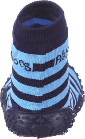 img 2 attached to Playshoes Striped Rubber Beach Toddler Boys' Shoes ~ Outdoor