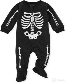 img 4 attached to Childrens Place Toddler Skeleton Pajamas Apparel & Accessories Baby Boys best - Clothing