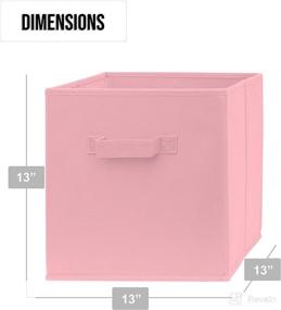 img 3 attached to 🏠 Kids' Home Store: 13X13X13 Inch Storage Cubes by Pomatree