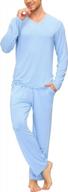 улучшите свой сон с мужской пижамой с длинным рукавом jinshi - мягкой, легкой и быстросохнущей логотип