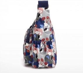 img 2 attached to Casual Waterproof Nylon Crossbody Messenger Bag Purse Handbag For Women