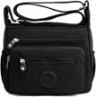 casual waterproof nylon crossbody messenger bag purse handbag for women logo