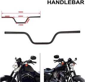 img 4 attached to Motorcycle Harley Sportster Handlebars Universal Motorcycle & Powersports