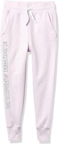 img 3 attached to Under Armour Fleece Joggers Cerise Girls' Clothing - Active