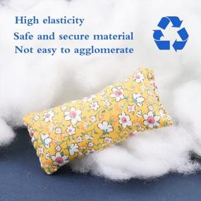 img 2 attached to 550G/19.4Oz Fluff Stuffing High Resilience Polyester Fiber Fill For Pillows, Quilts, Pouf, Paddings, Toys & Dolls DIY Crafts Home Decoration