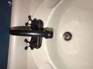 img 1 attached to Upgrade Your Bathroom With UFaucet'S Elegant Black 2-Handle Centerset Sink Faucet: Easy To Install And Made With Stainless Steel review by Matt Patnaik