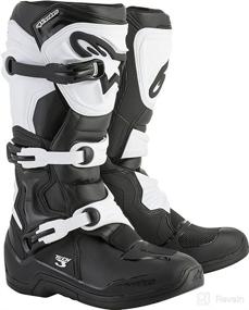 img 2 attached to 🥾 Alpinestars Tech 3 Unisex-Adult Boots - Black/White Size