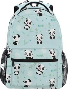 img 4 attached to ATTX Panda Backpack School Backpacks Backpacks and Kids' Backpacks