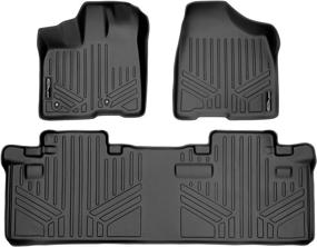 img 4 attached to SMARTLINER Custom 2011 2012 Toyota Passenger Interior Accessories better for Floor Mats & Cargo Liners