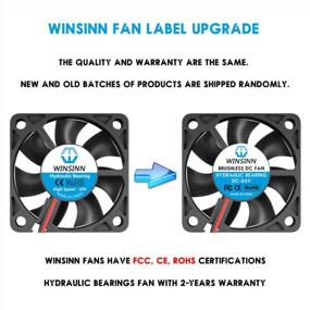 img 2 attached to Keep Your 3D Printer Cool With WINSINN 50Mm Fans - Pack Of 5, 24V Hydraulic Bearing, Brushless Cooling And 2PIN Connection