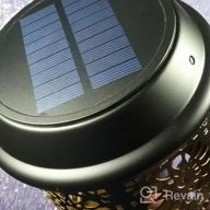 img 1 attached to Illuminate Your Outdoor Spaces With DenicMic Solar Lantern - Stylish, Waterproof And Easy To Hang review by Jaymai Alford