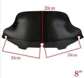 img 1 attached to Motorcycle Windshield Fairing Windscreen 1996 2013