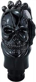 img 4 attached to Upgrade Your Car'S Style With Lunsom Skull Gear Lever Shifter Knob - Perfect For Automatic & Manual Vehicles In Black
