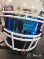 img 1 attached to Nxtrnd VZR1 Tinted Football Helmet Visor: Professional Shield For Youth & Adult Football Helmets With Clips, Decal Pack & Bag review by Mike Carter