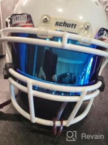 img 5 attached to Nxtrnd VZR1 Tinted Football Helmet Visor: Professional Shield For Youth & Adult Football Helmets With Clips, Decal Pack & Bag