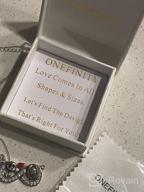 картинка 1 прикреплена к отзыву Ожерелье "ONEFINITY" из стерлингового серебра с подвеской в виде черепа - идеальный подарок на день рождения для женщин, жены и дочерей. от Darryl Duncan