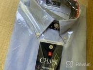 img 1 attached to Chaps Regular Stretch Saffron Men's Clothing - Perfect Versatile Shirts review by Jesse Wells