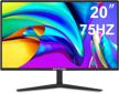 aoyodkg hd monitor 16 computer ergonomic 20", 75hz, curved, ips logo