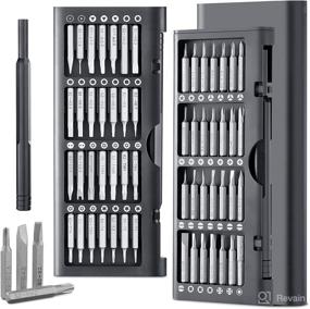 img 4 attached to 🔧 57 in 1 Precision Screwdriver Set for Electronics, Watches, Laptops, Nintendo Switch, iPhones, Cameras, Eyeglasses, MacBooks – Magnetic Mini Screwdriver Set