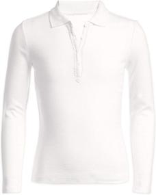 img 3 attached to 👚 Nautica Uniform Sleeve Placket X Large Girls' Clothing Tops, Tees & Blouses