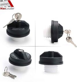 img 2 attached to 🔒 MaxLouder Locking Gas Cap 10504, 31780: Compatible with Toyota 4Runner, Camry, Tundra, Acura, Tacoma, Chevy Silverado, Mazda, Nissan, Infiniti, Isuzu