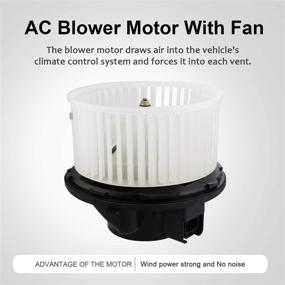 img 3 attached to 🔥 High-Quality Replacement Front Heater Blower Motor Fan Assembly for Cadillac, Hummer, GMC Pickup Truck, and SUV