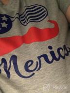 img 1 attached to Women'S Merica Flag Tshirt - Cute Graphic Short Sleeve O Neck Top Tee review by Elizabeth Esquivel