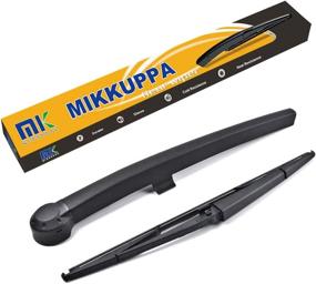 img 4 attached to 🚗 MIKKUPPA Rear Wiper Arm Blade for 2005-2010 Jeep Grand Cherokee - Replacement 05139836AB Back Windshield Wiper Assembly - All Season Natural Rubber Window Cleaning