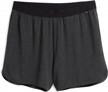 tomboyx micromodal pajama shorts, super soft and stretchy comfort (xs-4x) logo